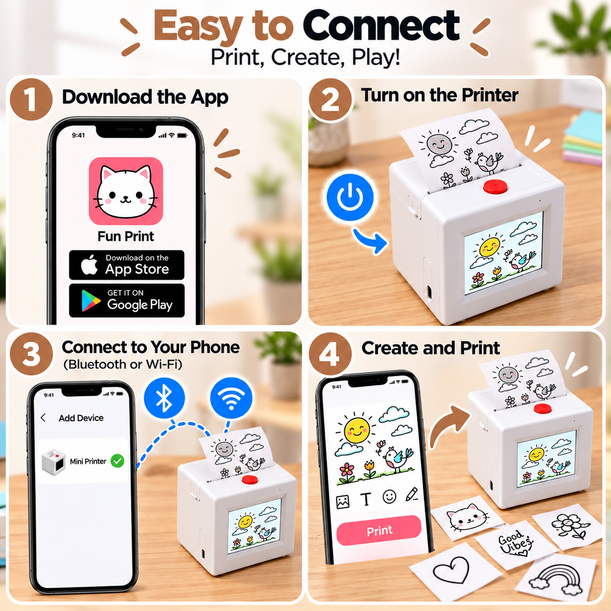 AI Powered Portable Printer